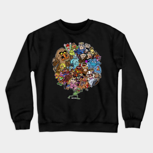 World of Friendship Crewneck Sweatshirt by Durkinworks